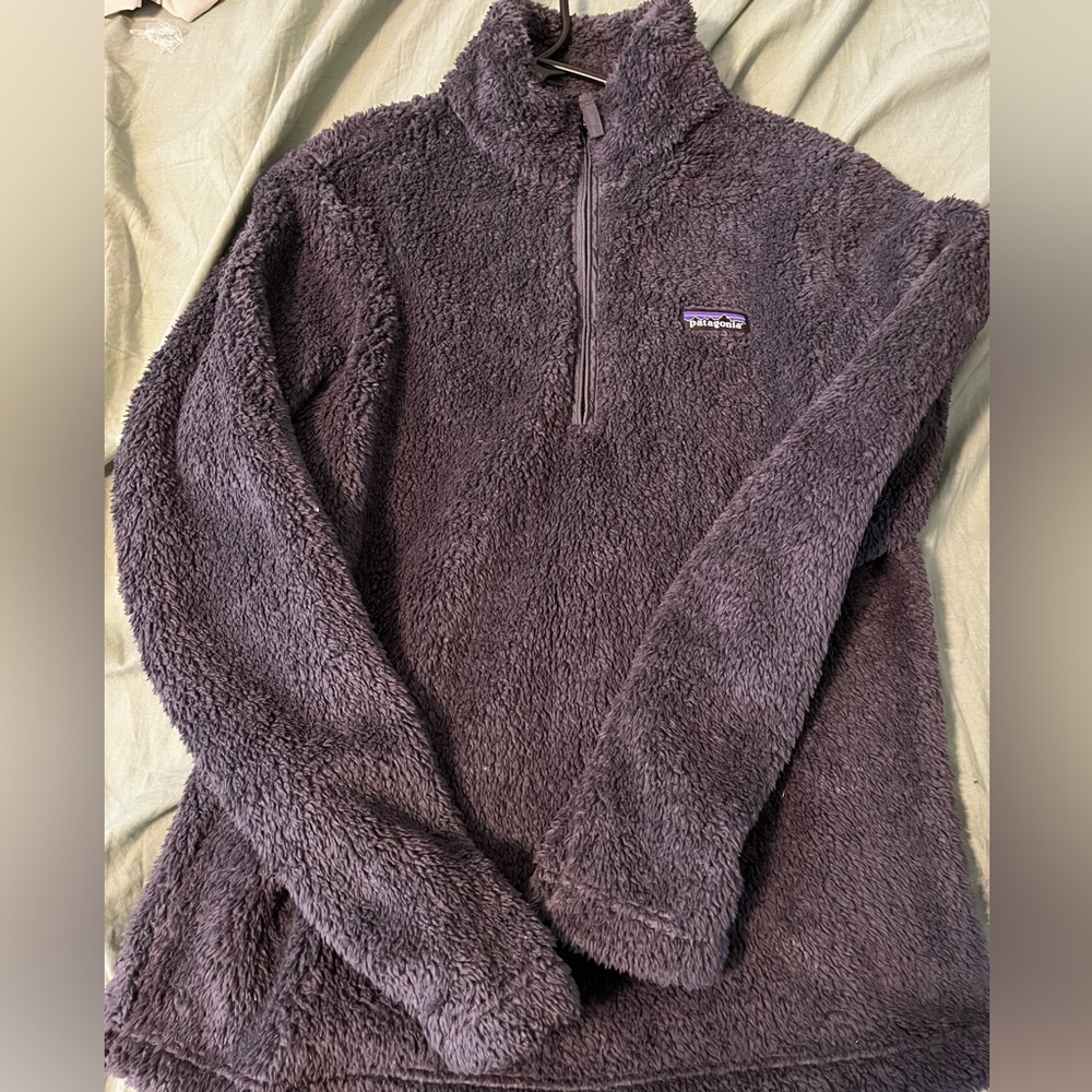 Patagonia fuzzy quarter zip
